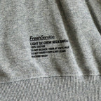 LIGHT OZ CREW NECK SWEAT #H.GRAY [FSC251-70160B]