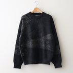 Abstract Jaquard Mohair Sweater #BLACK [YK26SS01236S]