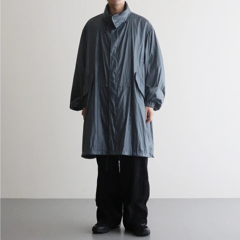 LEATHER LIKE POLYESTER SNOW PARKA #DUSTY GREEN [YK24SS0636C] – ciacura