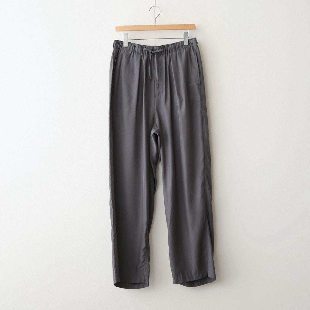 CUPRO EASY PANTS #GRAY [YK26SS01288P]