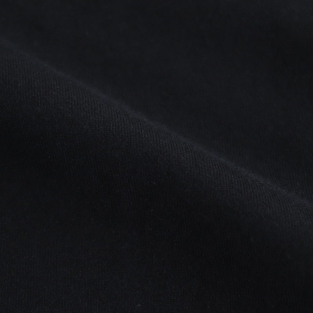 綿天竺 製品プリント長袖Tシャツ #BLACK [HP-T102-051]