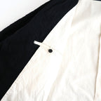 ウールサージ 製品縮絨ジャケット #BLACK [HR-J105-051]