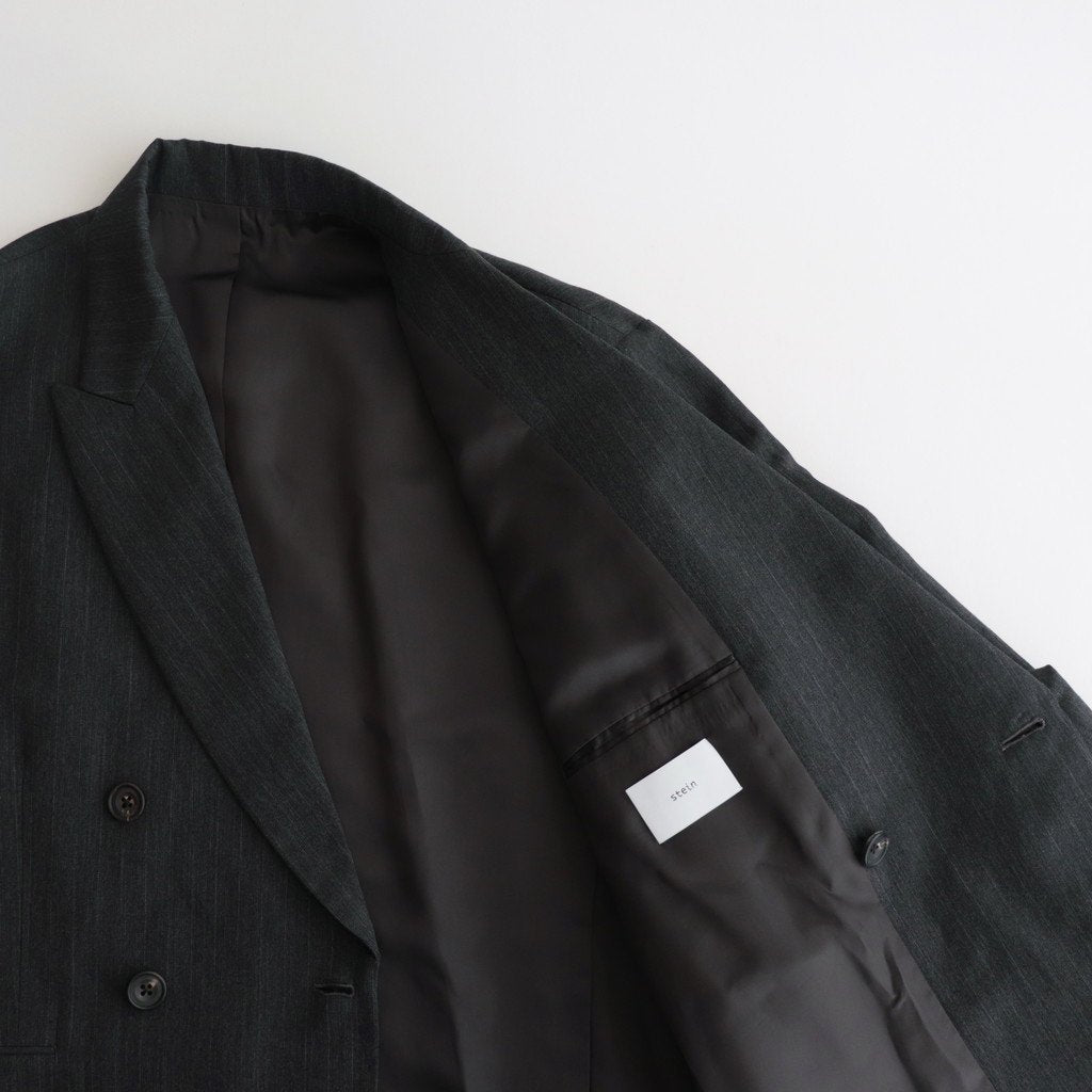 OVERSIZED DOUBLE BREASTED JACKET #CHARCOAL [ST.642]
