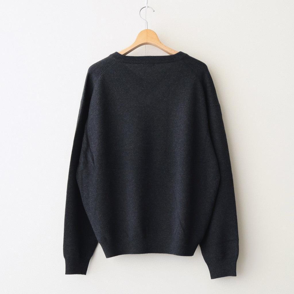 V Neck P/O #CHARCOAL [2503-005] - ciacura 三重県四日市市のセレクト