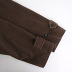 SUPER FINE WOOL MOSSER SOUTIEN COLLAR COAT #TOP BROWN [A25AC01WM]