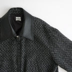 Herringborn Tweed Zip Blouson #Black [YK26FW01314B]