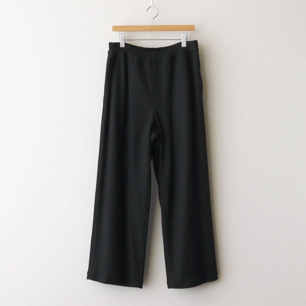 Wool Smooth Flannel Easy Wide Pants #BLACK [GM244-40011]