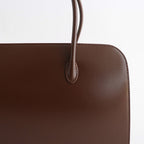 LEATHER TOTE BAG - M MADE BY AETA #BROWN [A26AB04AE]