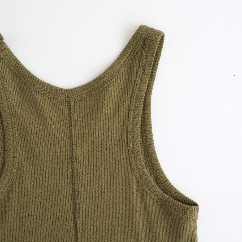 Gauze Teleco Tank Top #KHAKI [I26SS-CUT1]
