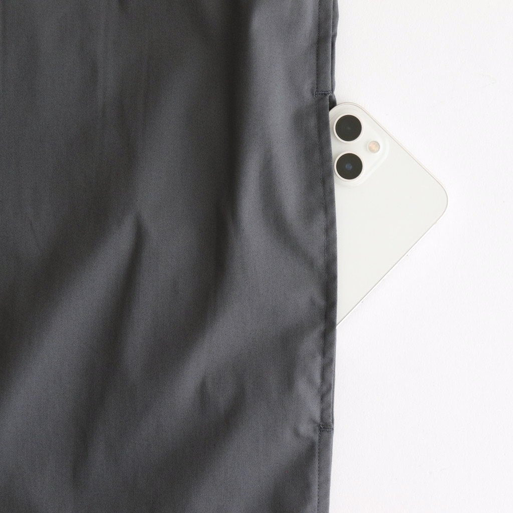 Solotex Twill S/S Oversized Box Shirt #GRAY [GM252-50001B]