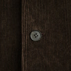 Cotton & Rayon Corduroy Tailored Jacket #Dark Brown [OFH011JK11]