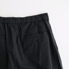 Cotton Wool Poplin Oversized Slacks #BLACK [GM261-40308]