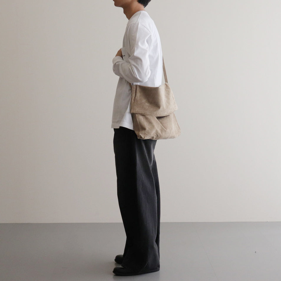 pig flap shoulder bag big #beige [ur-rb-pfb]