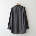 Broad L/S Oversized Regular Collar Shirt #C.GRAY [GM263-50001B]