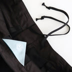 ドライポリシンプル2タックワイドPT #BLACK [D125-P453]