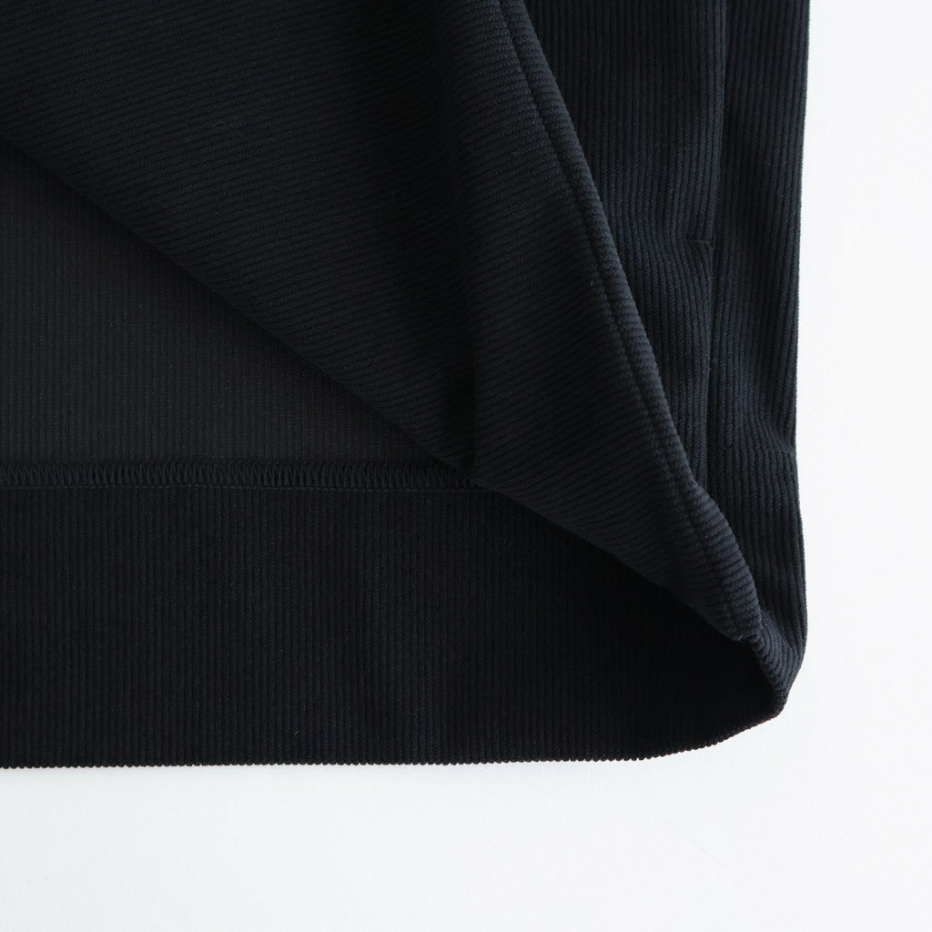 FSNMTD - ポリエステル・経編コーデュロイ カーディガン #95 Black [SN_FR1501TD]