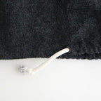 縮絨ウールワイドフーディー #CHARCOAL GRAY [D225-T391]