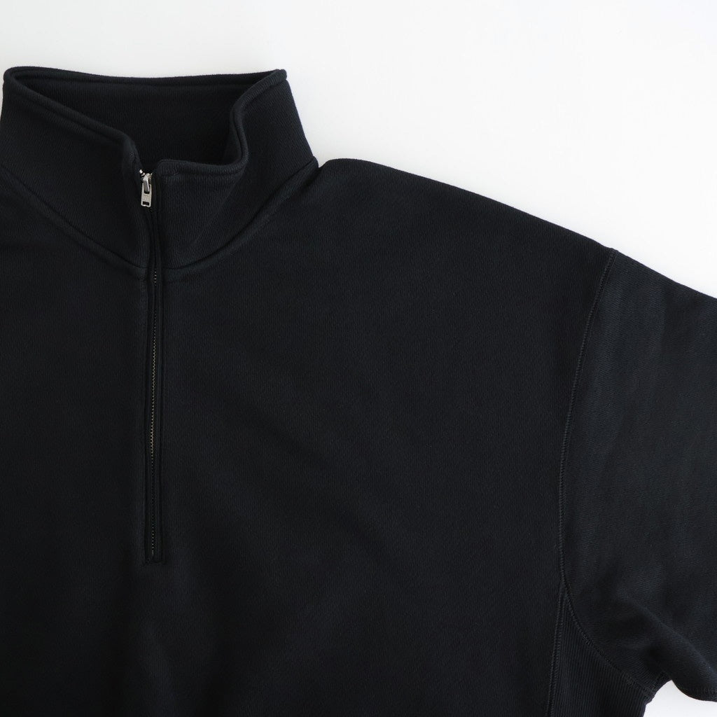 HEAVY OZ HALF ZIP PULLOVER #BLACK [FSC253-70238B]