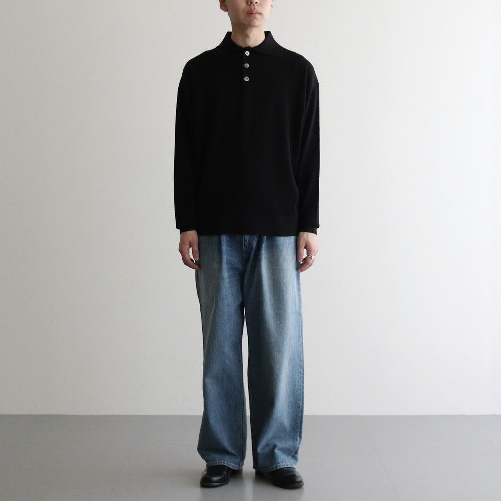 Selvage Denim Two Tuck Pants #INDIGO LIGHT FADE [GU251-40188LB]