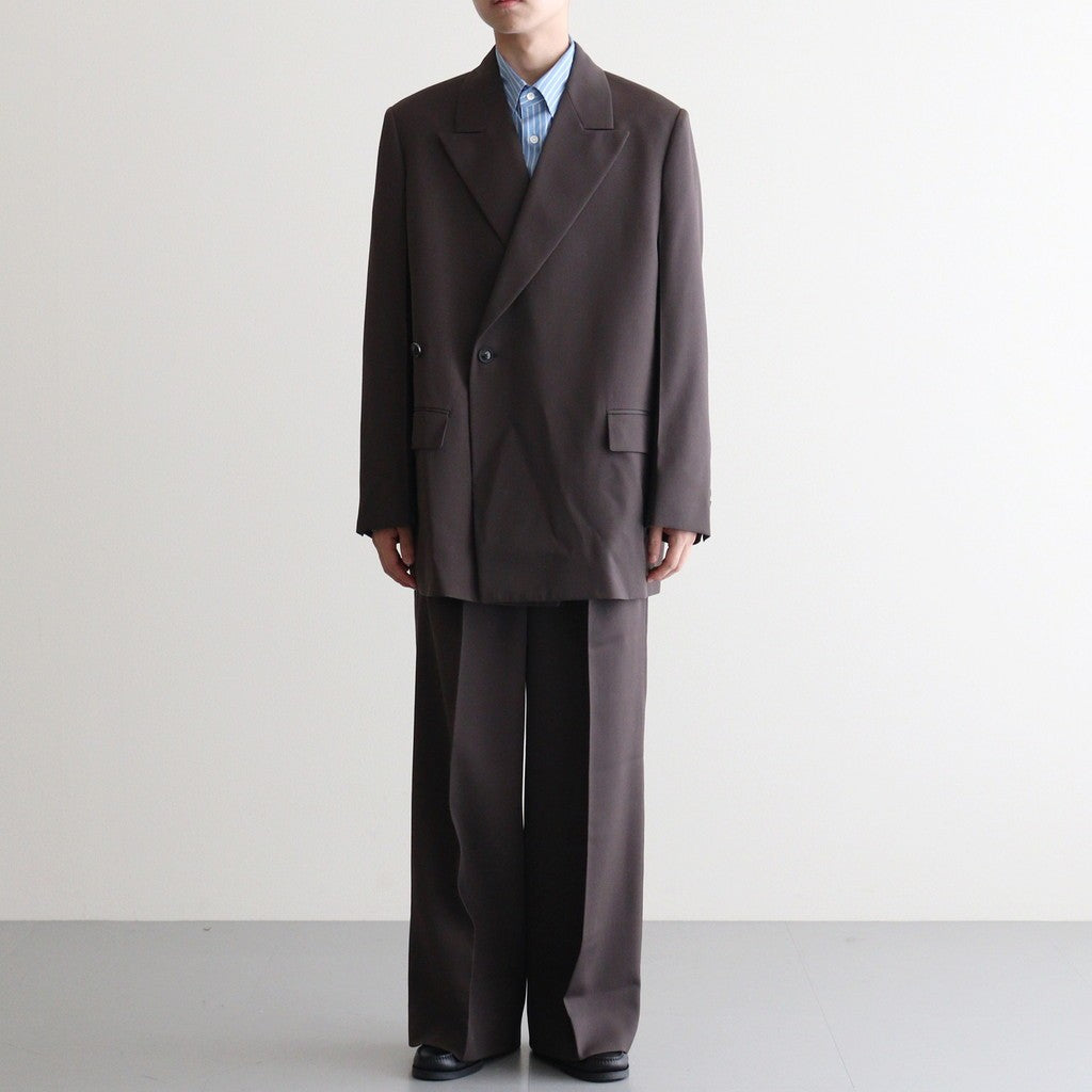 Double Breasted Jacket #BROWN [YK25FW01050J] - ciacura 三重県
