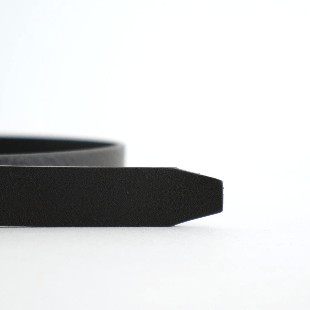 Double Buckel Leather Belt #BLACK [YK26SS01262A]