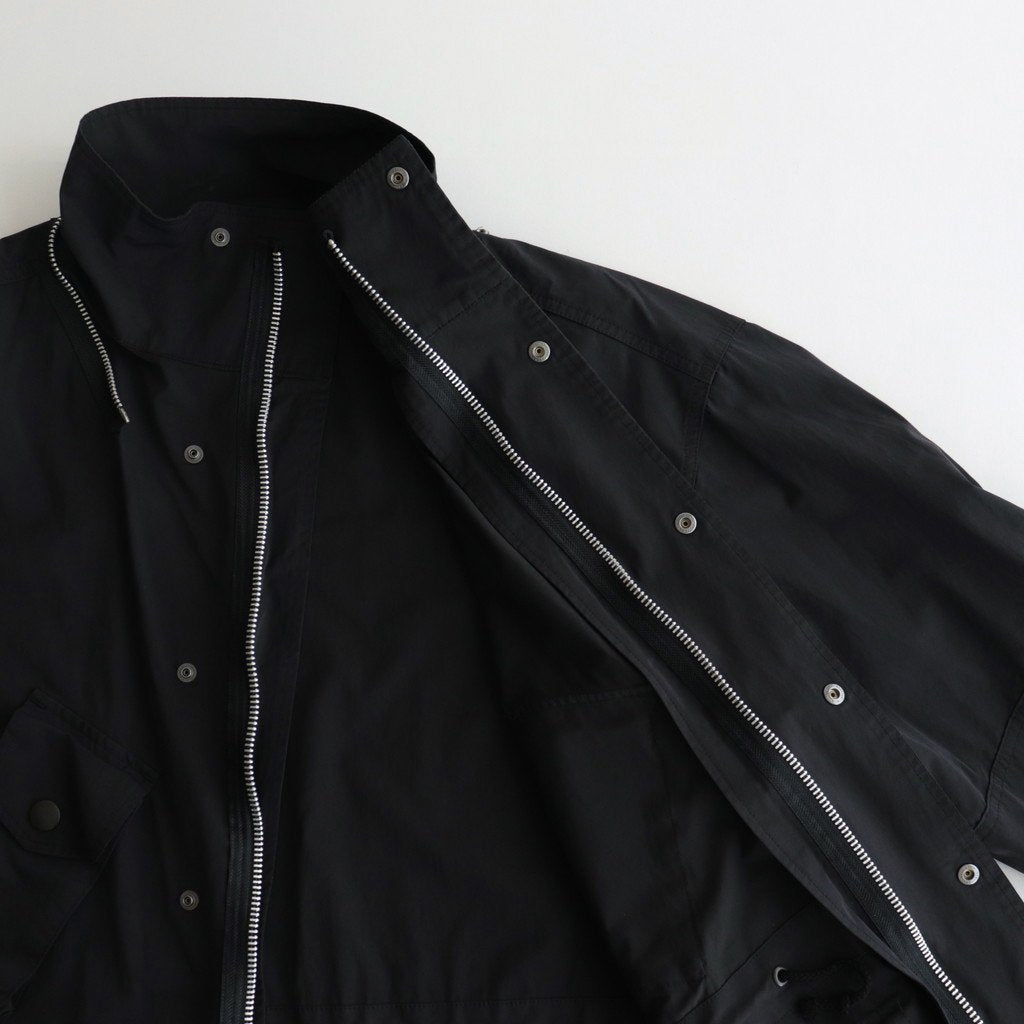 CANADIAN MILITARY PARKA #BLACK [YK23FW0530C]