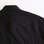 Solotex Twill S/S Oversized Box Shirt #BLACK [GM251-50323B]