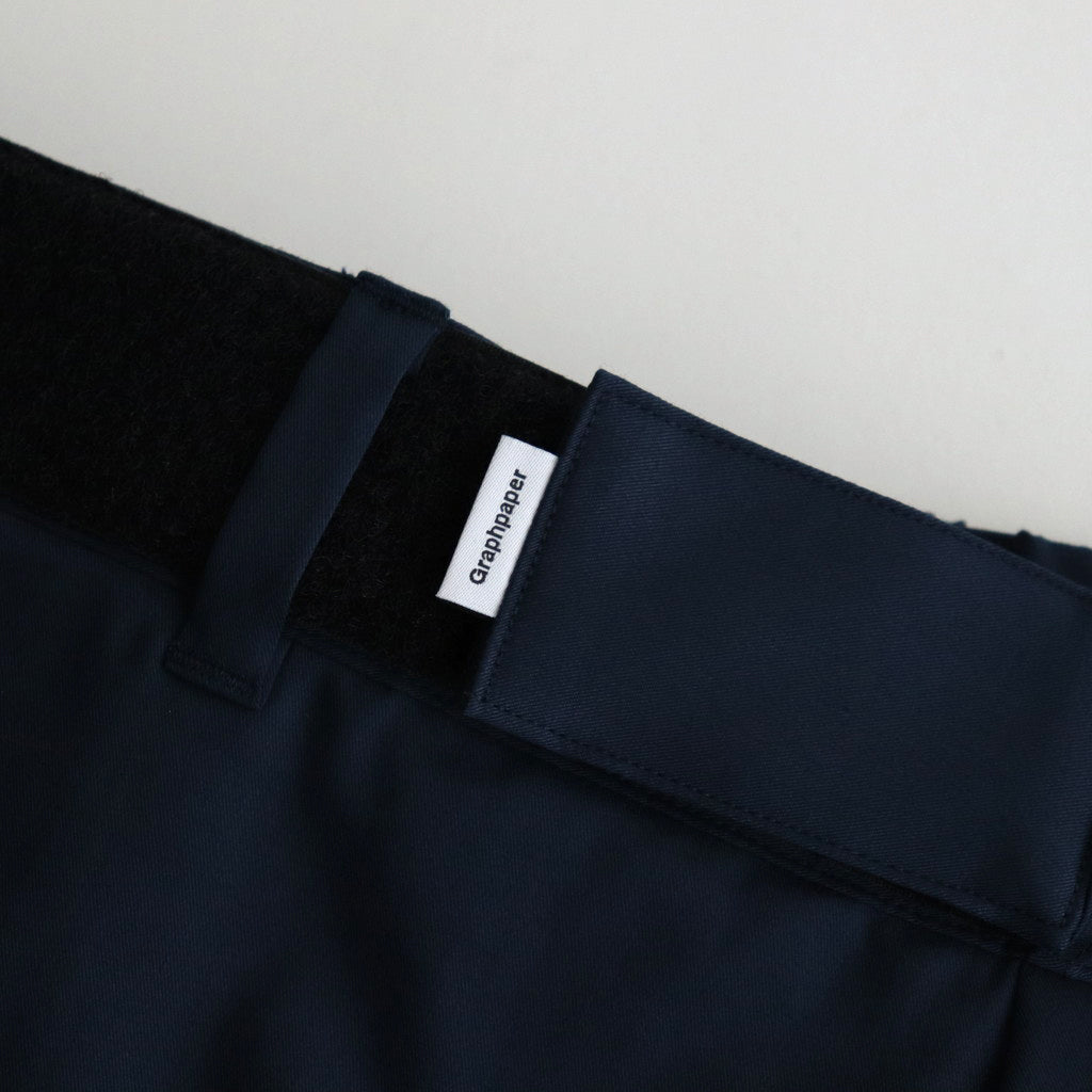 Solotex Twill Wide Tapered Chef Pants #NAVY [GM241-40297B]