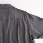 CUPRO OPEN COLLAR SHIRT #GRAY [YK26SS01287SH]