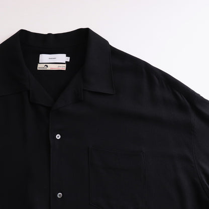 SIDOGRAS Twill Viscose Oversized Sleeping Shirt #BLACK [GM244-50014B]