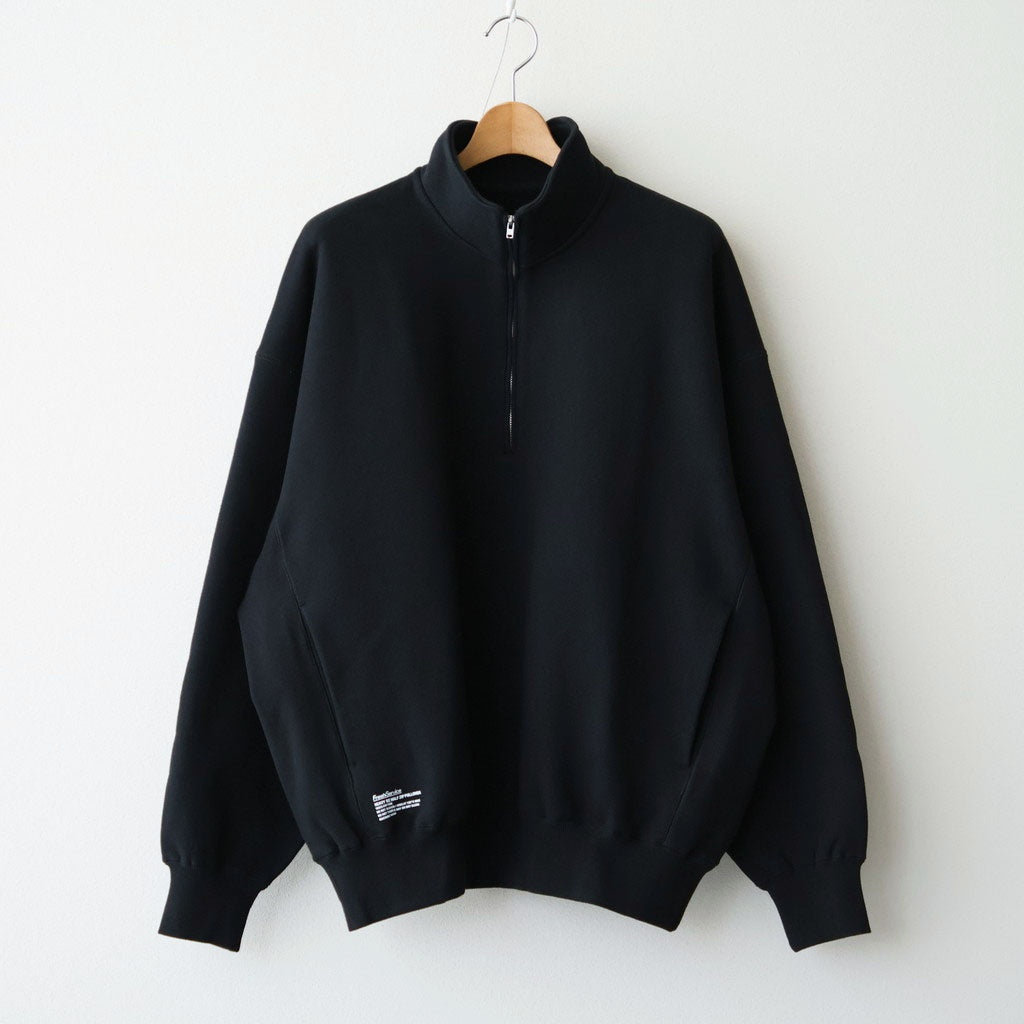 HEAVY OZ HALF ZIP PULLOVER #BLACK [FSC263-70172]