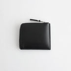 L字型ZIP財布 - SILVER EYELET #BLACK [8Z-Z031-051]