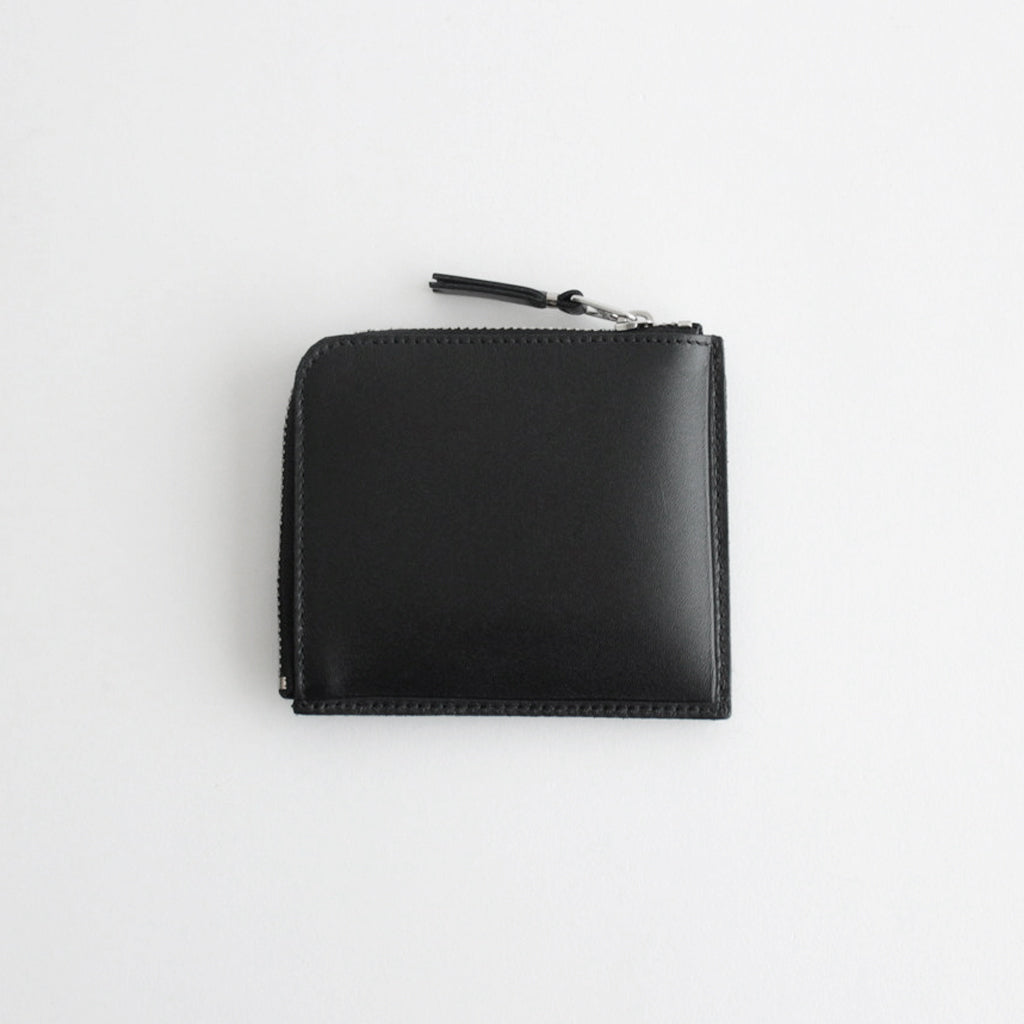 L字型ZIP財布 - SILVER EYELET #BLACK [8Z-Z031-051]