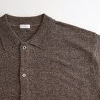 Linen S/S Shirt #Brown [2501-014]