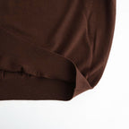 L/S V Neck #BROWN [2603-009]