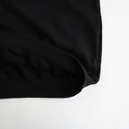 AZUMA Terry Pullover Polo Sweat #BLACK [GU263-70251B]