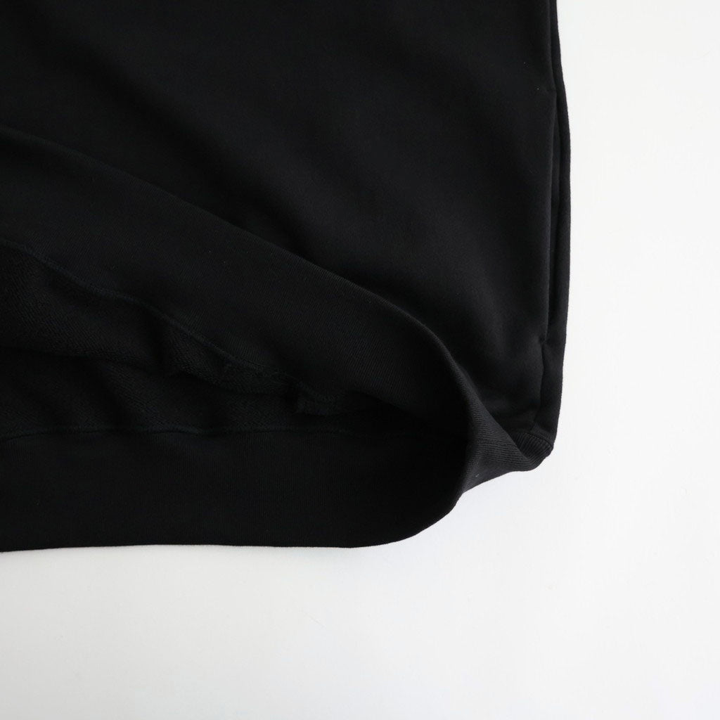 AZUMA Terry Pullover Polo Sweat #BLACK [GU263-70251B]