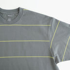 PIN BORDER S/S TEE #GRAY×YELLOW [FSC261-70262]