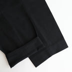 ウールエステルヘリンボーントラウザーズ #BLACK [HP-P001-051]