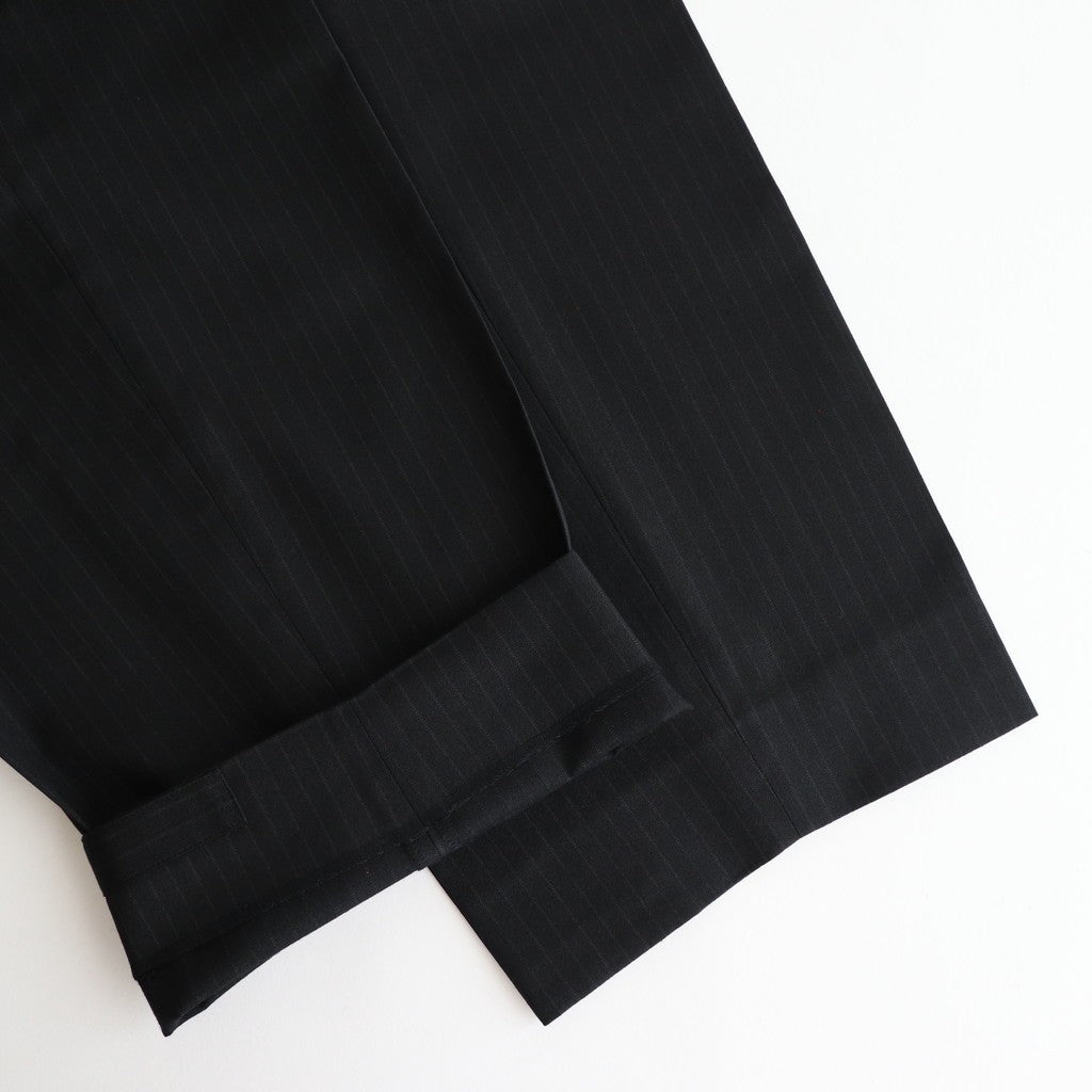 ウールエステルヘリンボーントラウザーズ #BLACK [HP-P001-051]