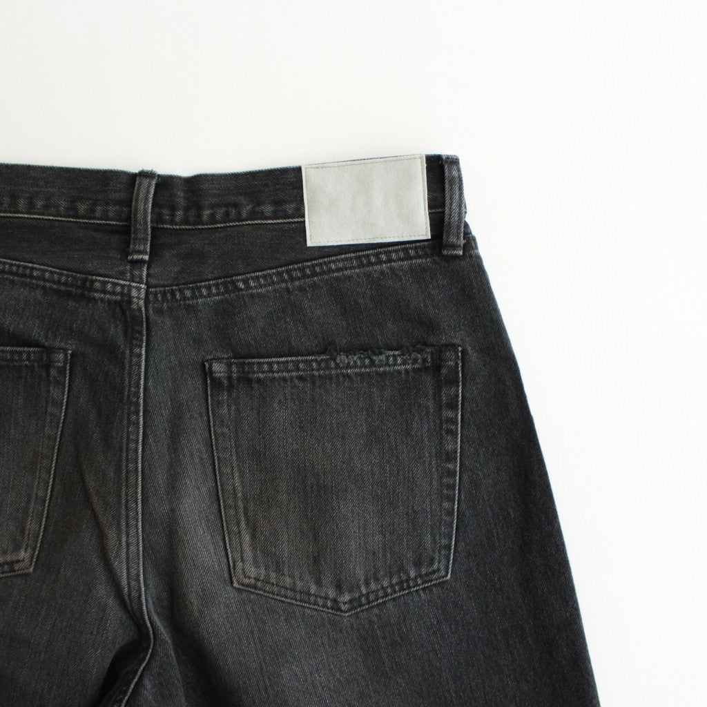 LOOSE DENIM JEANS #BLACK [ST.1234]