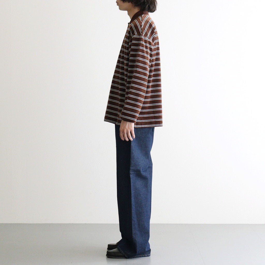 Wide Denim Pants #INDIGO [ID-PT61]