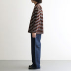 Wide Denim Pants #INDIGO [ID-PT61]