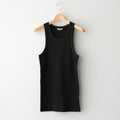 ORGANIC SOFT RIB TANK TOP #BLACK [A25ST02OT]