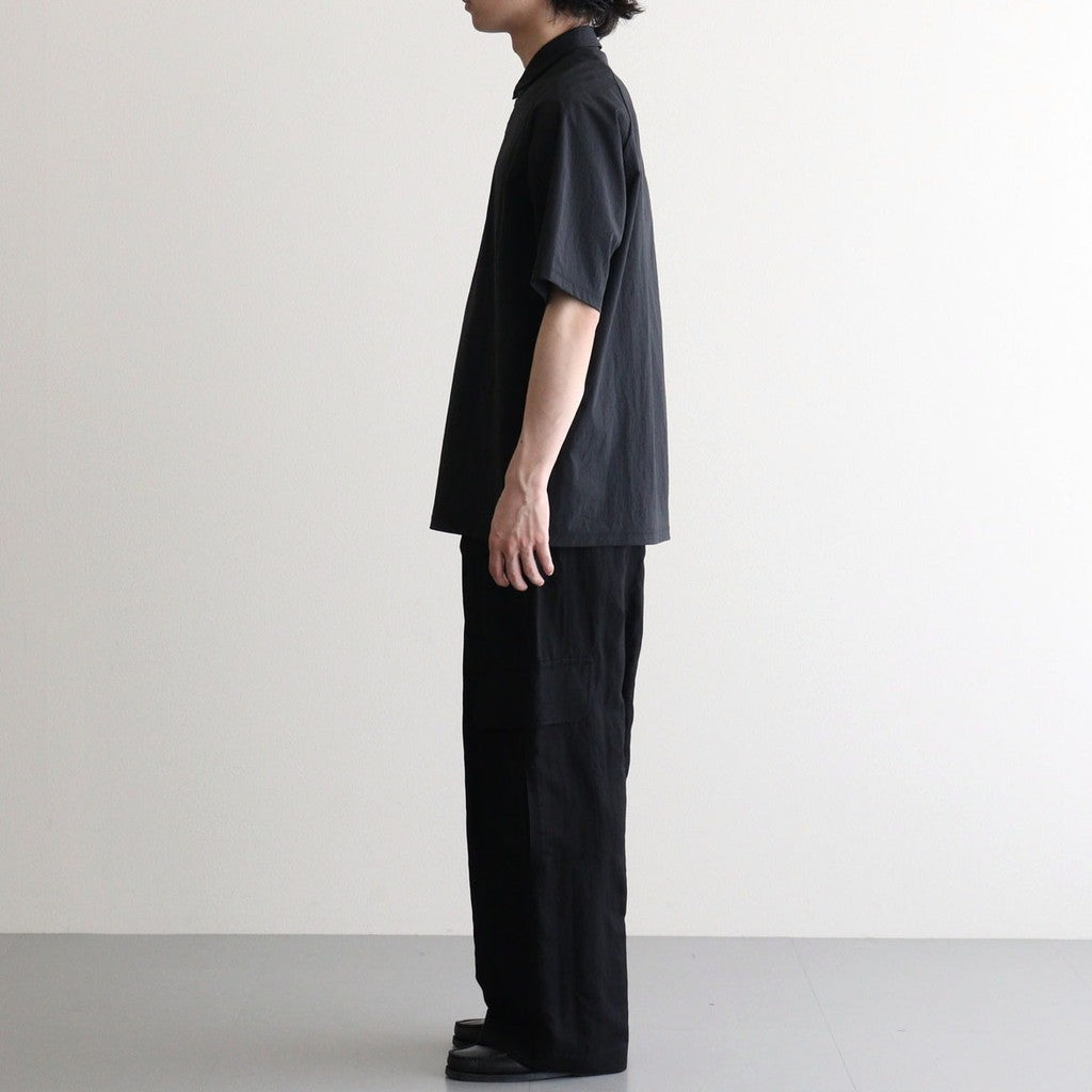 VIS/LI/RA TWILL CARGO TROUSERS #BLACK [ST.1434] - ciacura 三重県