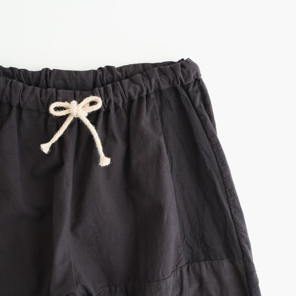 Patchwork Drawcord Pants #CHARCOAL [43061605]