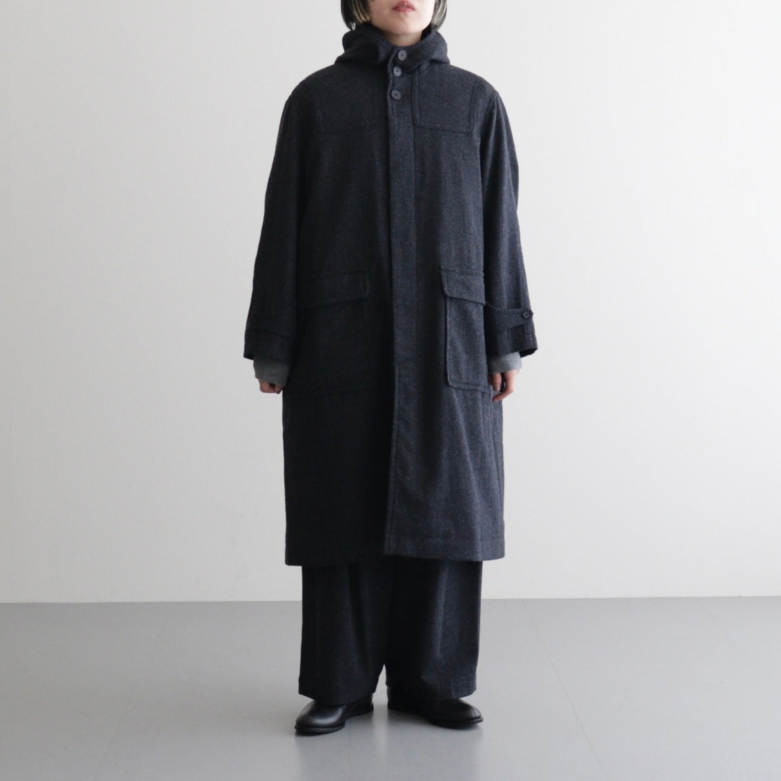 女性モデル(マツオ):156cm　着用サイズ:XS