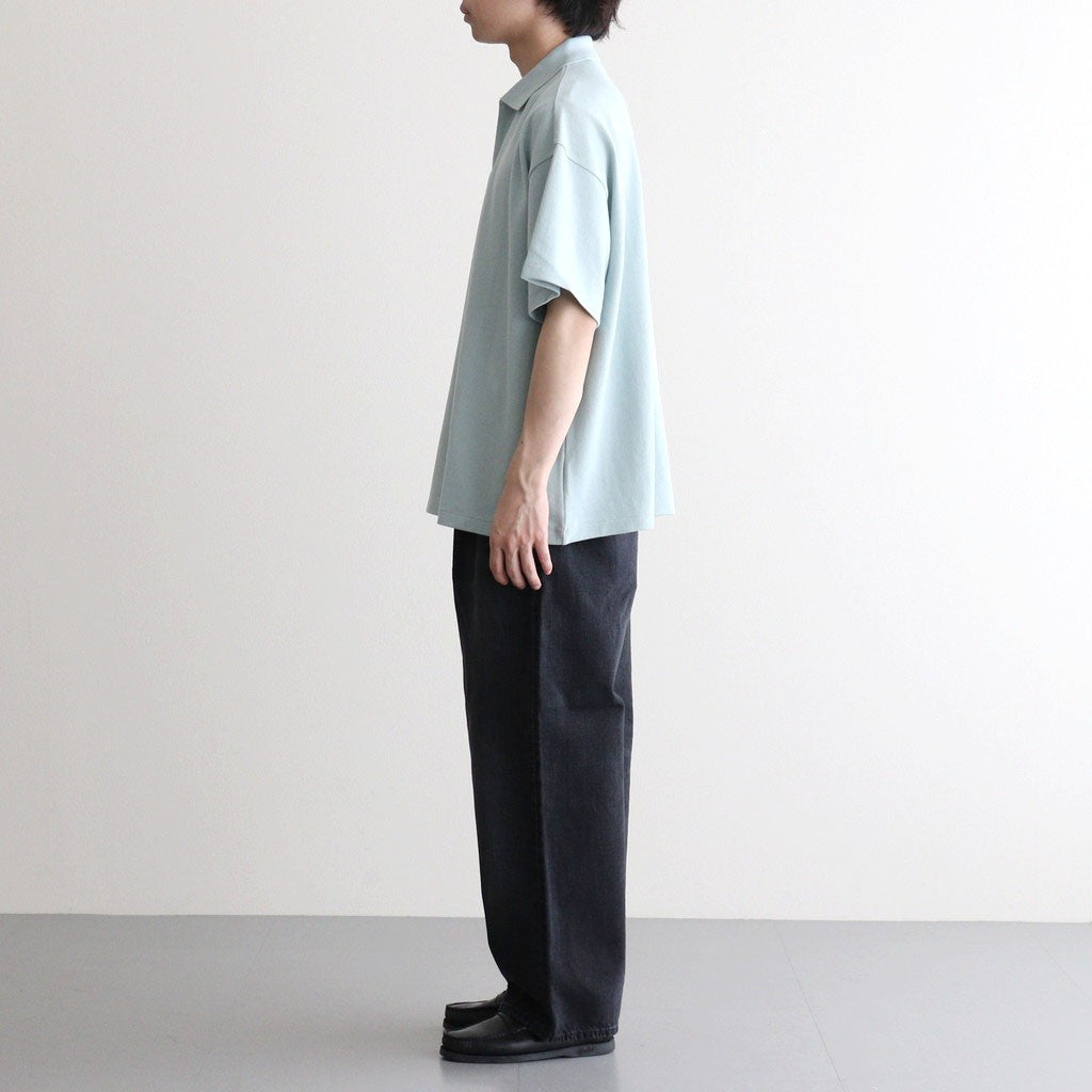 Cotton Pique Jersey S/S Skipper Polo #SMOKE BLUE [GU261-70416]