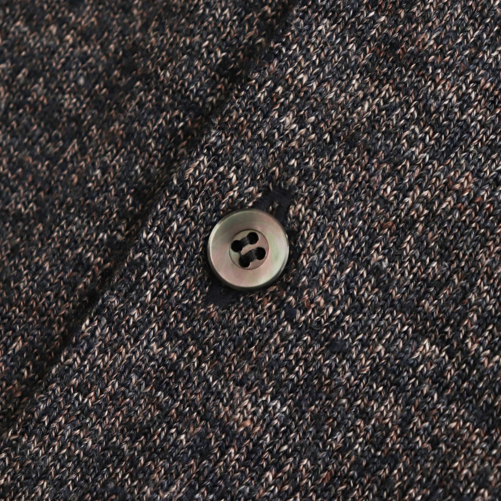 Linen S/S Shirt #Navy [2501-014]