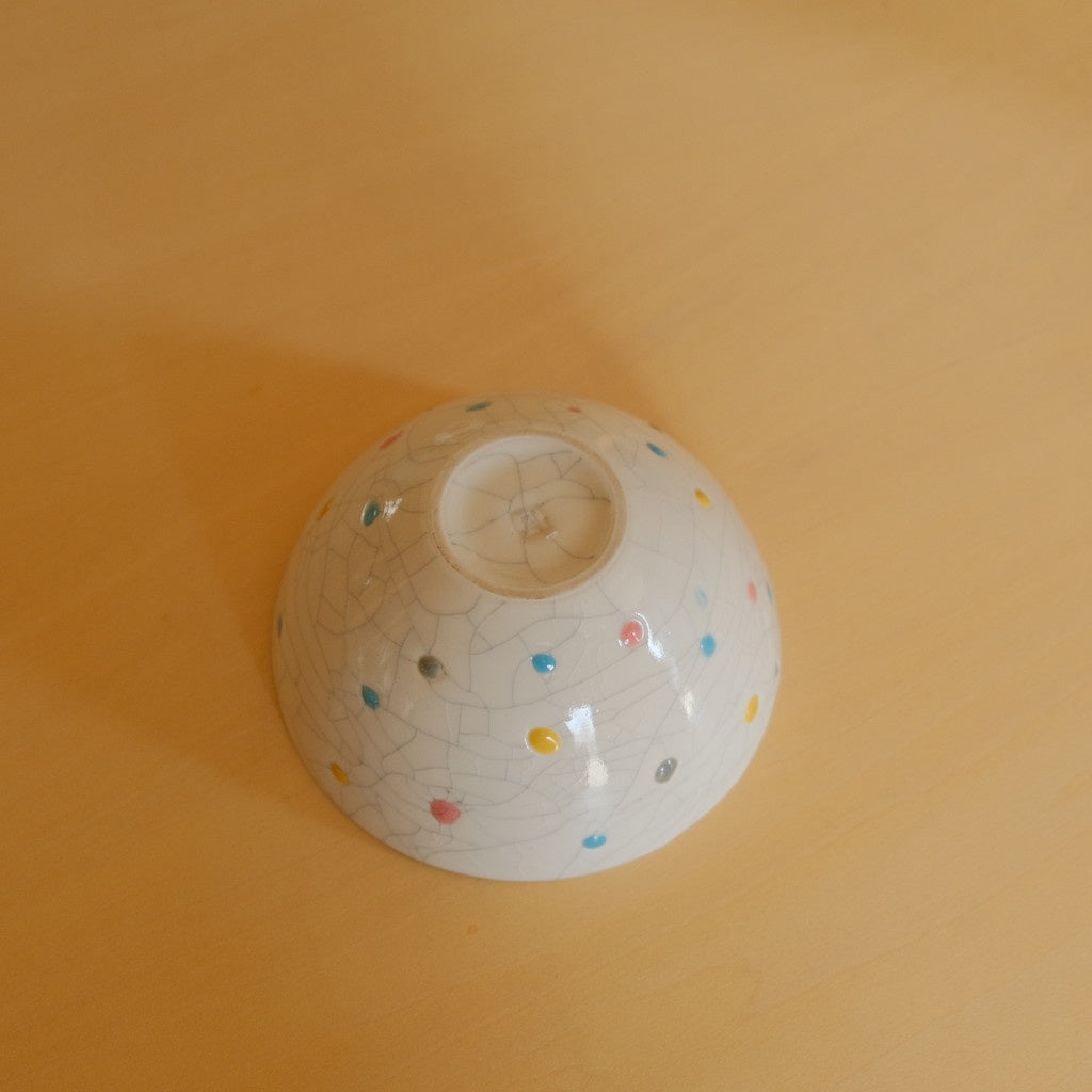 ボウル 小 貫入 #カラフルドット